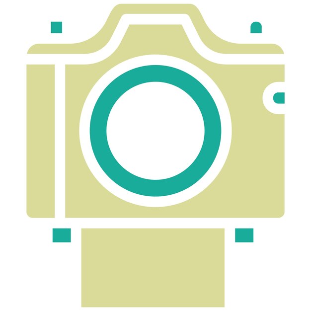 Vector ilustración del icono vectorial de lomografía del conjunto de iconos de fotografía