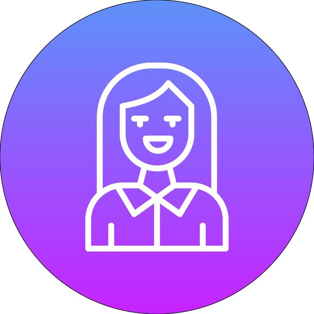 Ilustración del icono vectorial de la madre del conjunto de iconos de la vida familiar