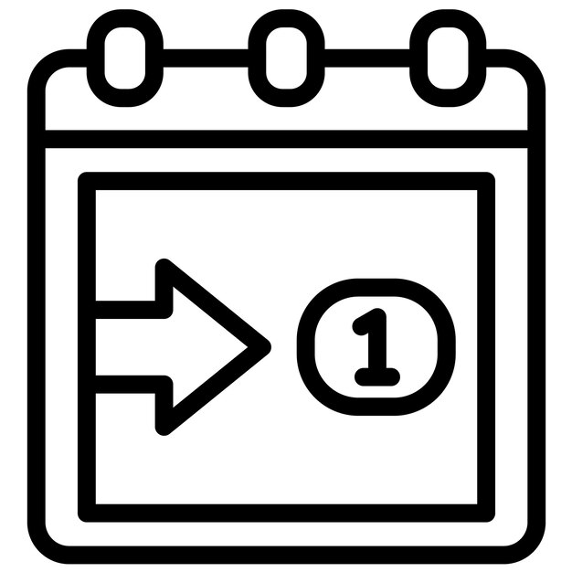 Ilustración del icono vectorial de mañana del conjunto de iconos de hora y fecha