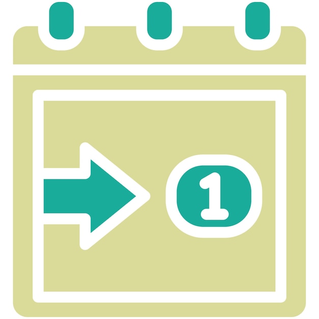 Ilustración del icono vectorial de mañana del conjunto de iconos de hora y fecha