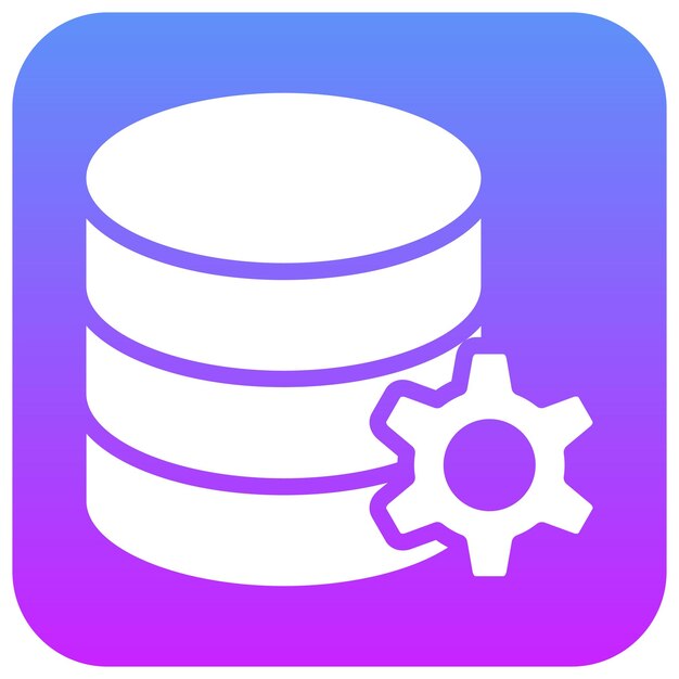 Ilustración del icono vectorial de mantenimiento de red del conjunto de iconos de red