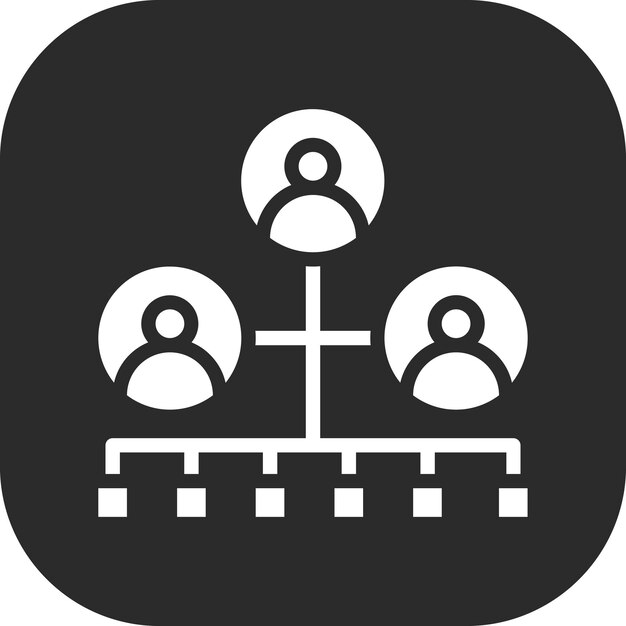 Ilustración del icono vectorial de marketing de afiliados de la web del conjunto de iconos de marketing