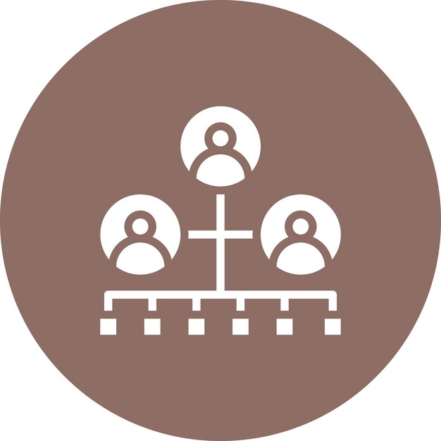Ilustración del icono vectorial de marketing de afiliados de la web del conjunto de iconos de marketing