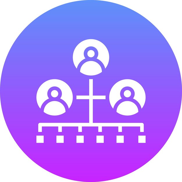 Ilustración del icono vectorial de marketing de afiliados de la web del conjunto de iconos de marketing