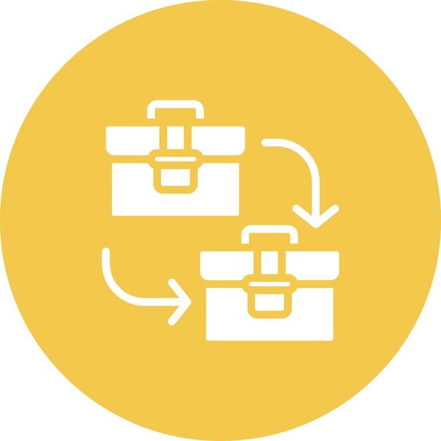 Ilustración del icono vectorial de marketing B2B del conjunto de iconos de marketing digital