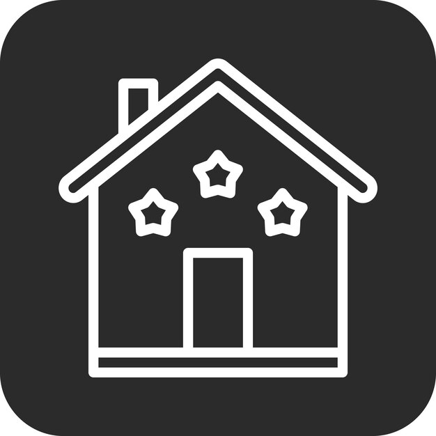 Ilustración del icono vectorial de marketing de la casa del conjunto de iconos de bienes raíces