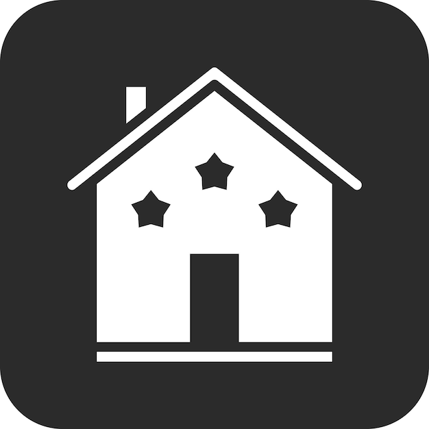 Ilustración del icono vectorial de marketing de la casa del conjunto de iconos de bienes raíces