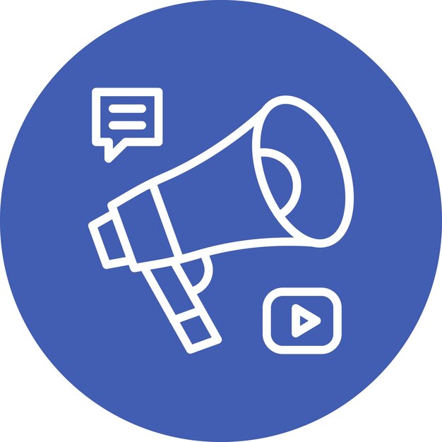 Ilustración del icono vectorial de marketing del conjunto de iconos de inicio de negocio