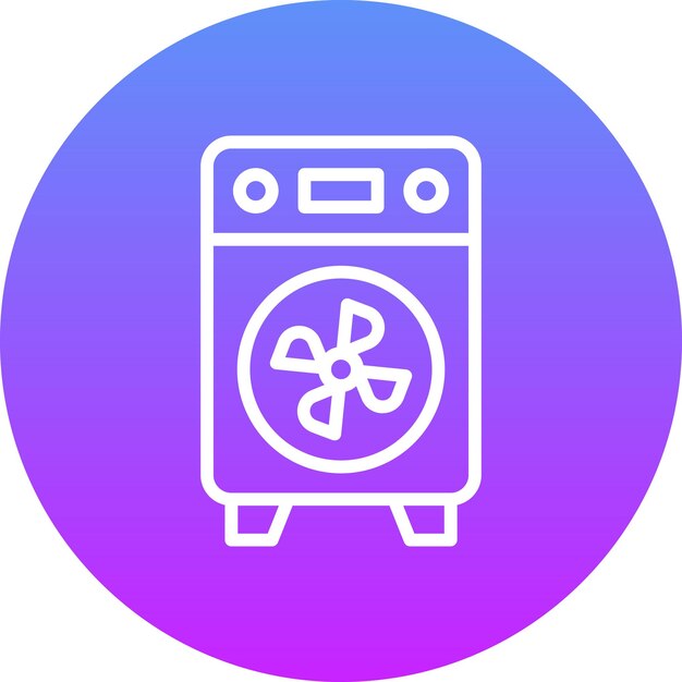 Ilustración del icono vectorial más fresco del conjunto de iconos Homeware