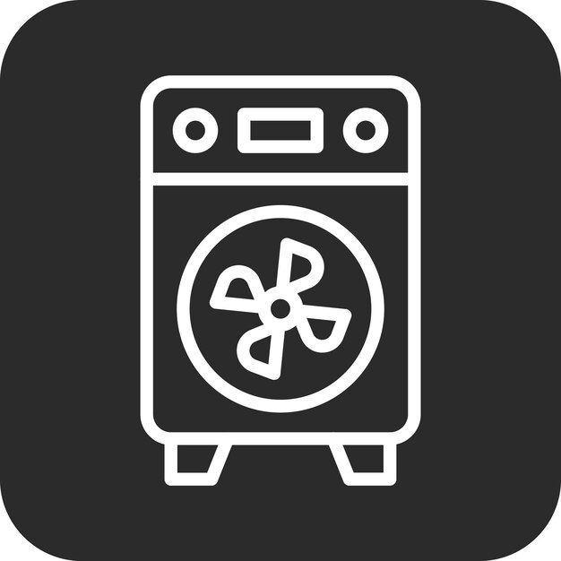 Ilustración del icono vectorial más fresco del conjunto de iconos Homeware