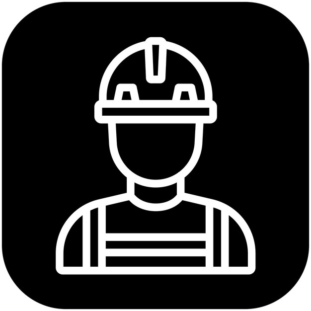 Ilustración del icono vectorial masculino del conjunto de iconos de mejoras para el hogar
