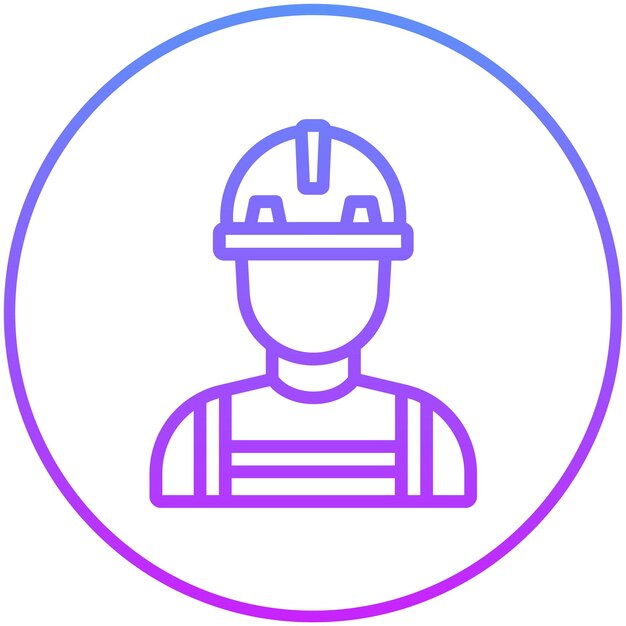 Ilustración del icono vectorial masculino del conjunto de iconos de mejoras para el hogar