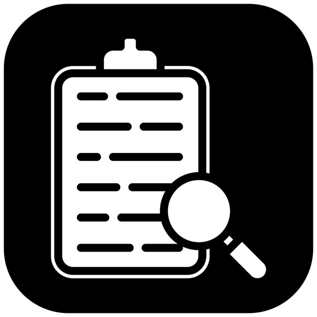 Ilustración del icono vectorial de la matriz de trazabilidad del conjunto de iconos de garantía de calidad