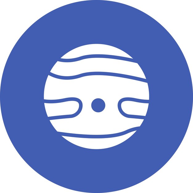 Ilustración del icono vectorial de Mercurio del conjunto de iconos de Tecnología Espacial