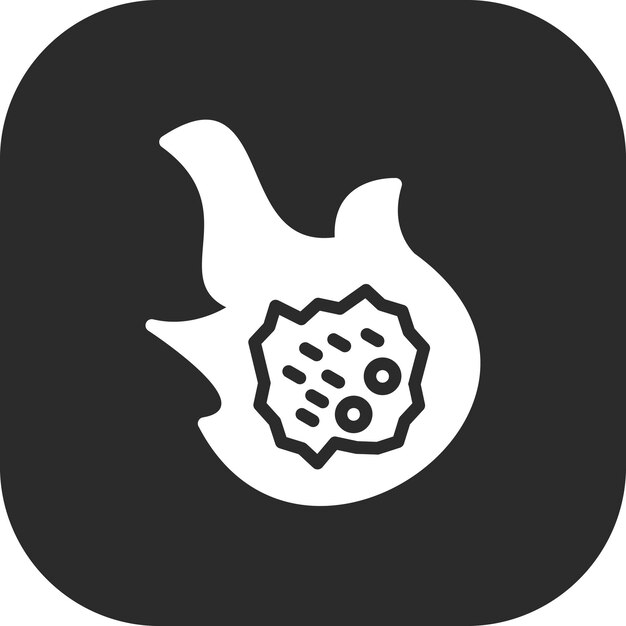 Ilustración del icono vectorial del meteorito del conjunto de iconos de desastres naturales