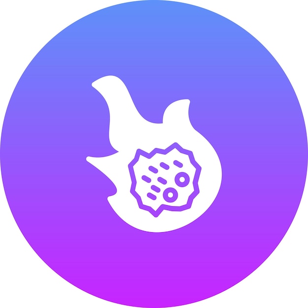 Ilustración del icono vectorial del meteorito del conjunto de iconos de desastres naturales