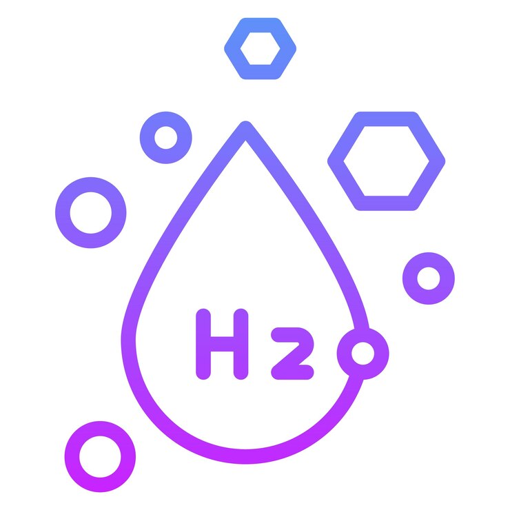 Vector ilustración del icono vectorial de minerales del conjunto de iconos de cosméticos