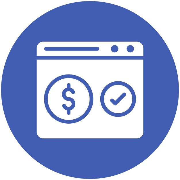 Ilustración del icono vectorial de monetización del conjunto de iconos de Finanzas y Dinero