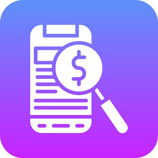 Vector ilustración del icono vectorial de money forensics del conjunto de iconos de contabilidad