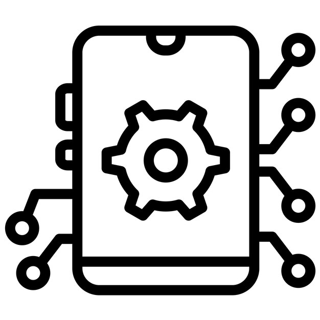 Ilustración del icono vectorial de movilidad del conjunto de iconos de Gig Economy