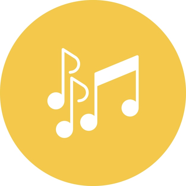 Ilustración del icono vectorial musical del conjunto de iconos de bodas