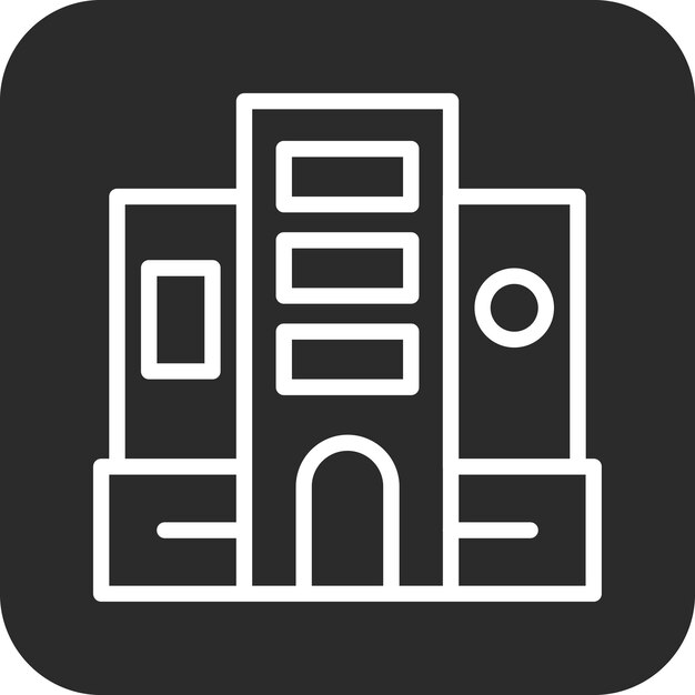 Ilustración del icono vectorial de la NASA del conjunto de iconos de tecnología espacial