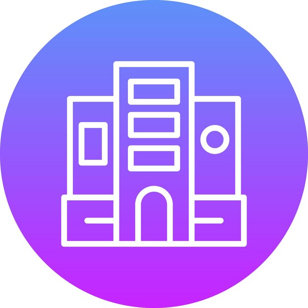 Ilustración del icono vectorial de la NASA del conjunto de iconos de tecnología espacial