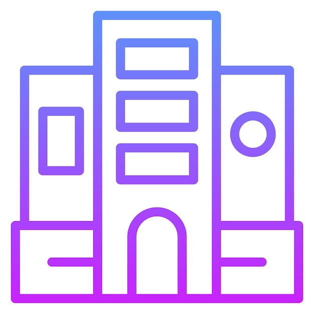 Ilustración del icono vectorial de la NASA del conjunto de iconos de tecnología espacial