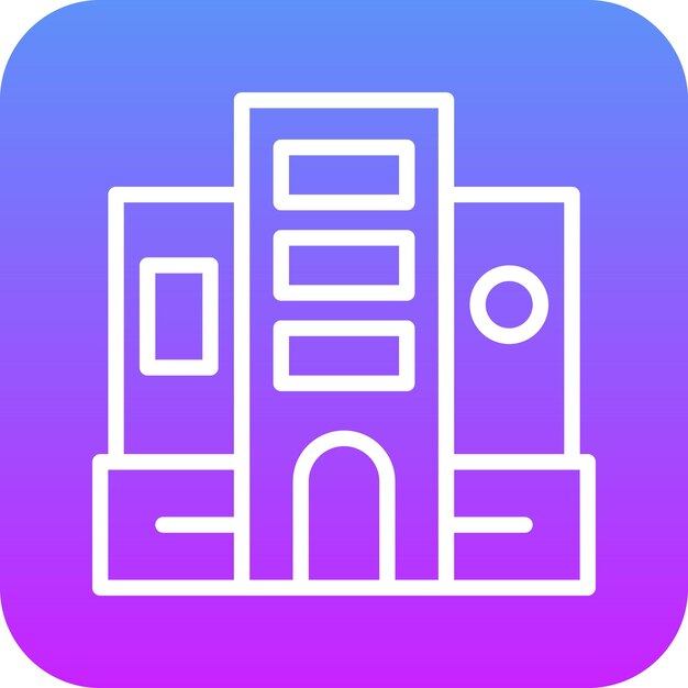 Ilustración del icono vectorial de la NASA del conjunto de iconos de tecnología espacial