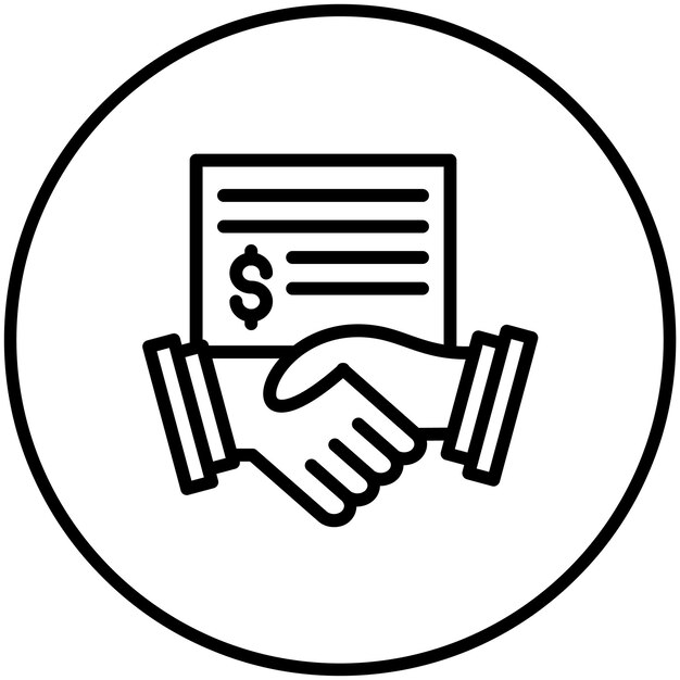 Ilustración del icono vectorial de negocios del conjunto de iconos de negocios y oficinas