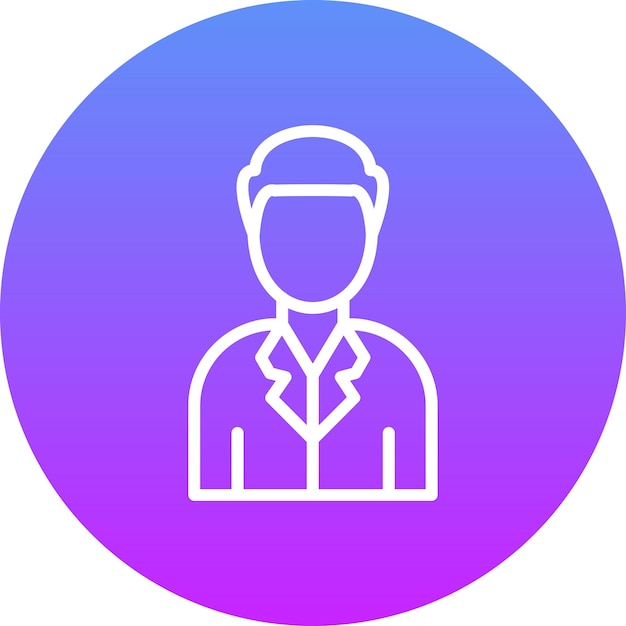 Ilustración del icono vectorial del niño del conjunto de iconos del jardín de infantes