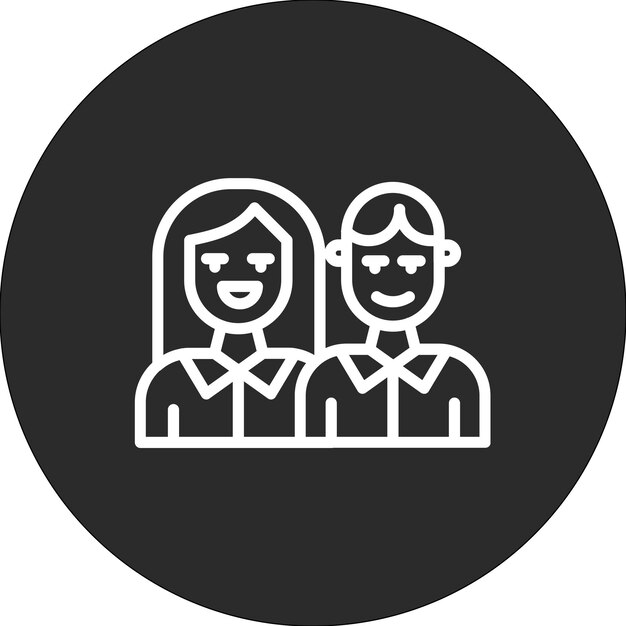 Ilustración del icono vectorial del niño del conjunto de iconos de la vida familiar