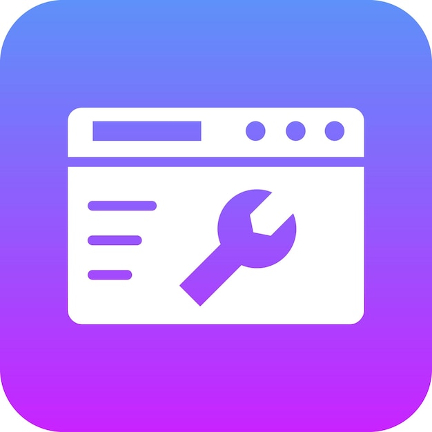 Ilustración del icono vectorial de optimización de páginas de SEO y SEM