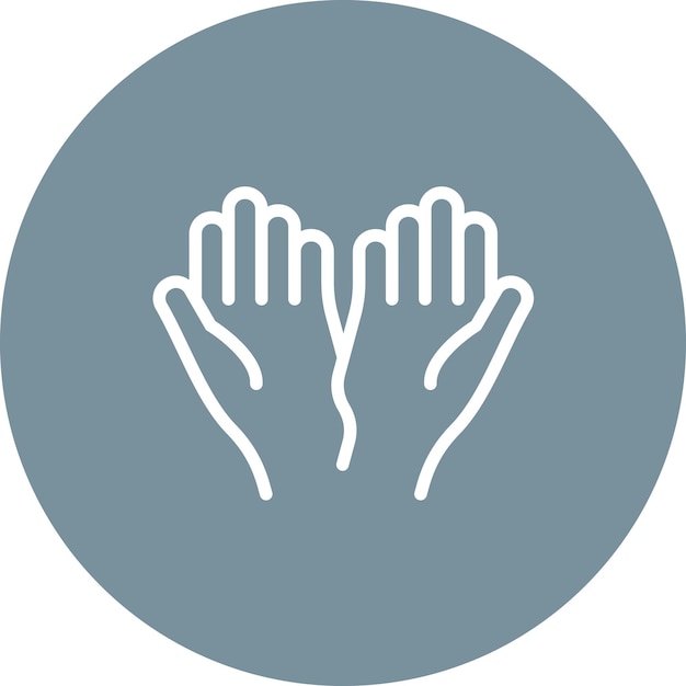 Ilustración de icono vectorial de oración del conjunto de iconos del Ramadán