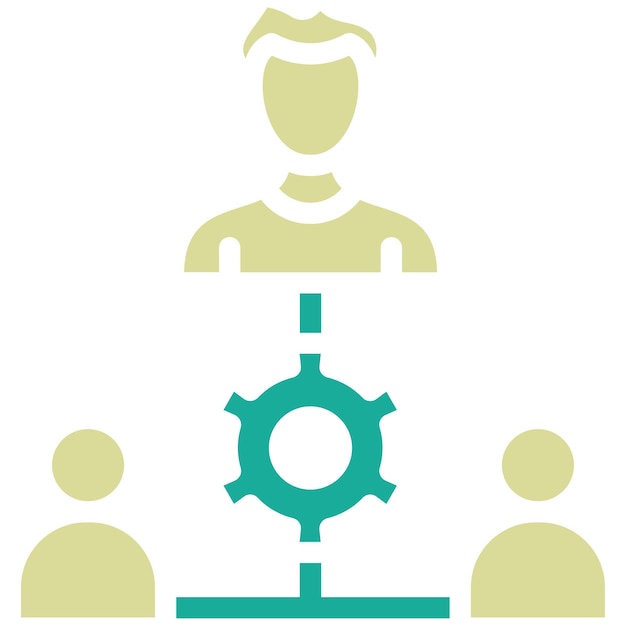 Ilustración del icono vectorial de la organización del conjunto de iconos de habilidades para la vida