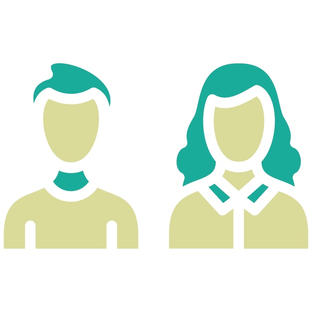 Ilustración del icono vectorial de los padres del conjunto de iconos de limpieza