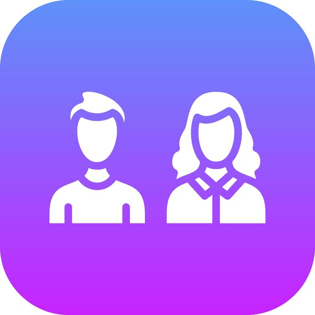 Ilustración del icono vectorial de los padres del conjunto de iconos de limpieza