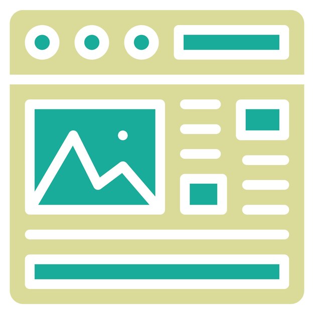Ilustración del icono vectorial de la página de aterrizaje del conjunto de iconos de codificación y desarrollo