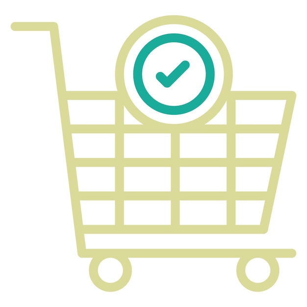 Ilustración del icono vectorial de pago del conjunto de iconos de comercio electrónico