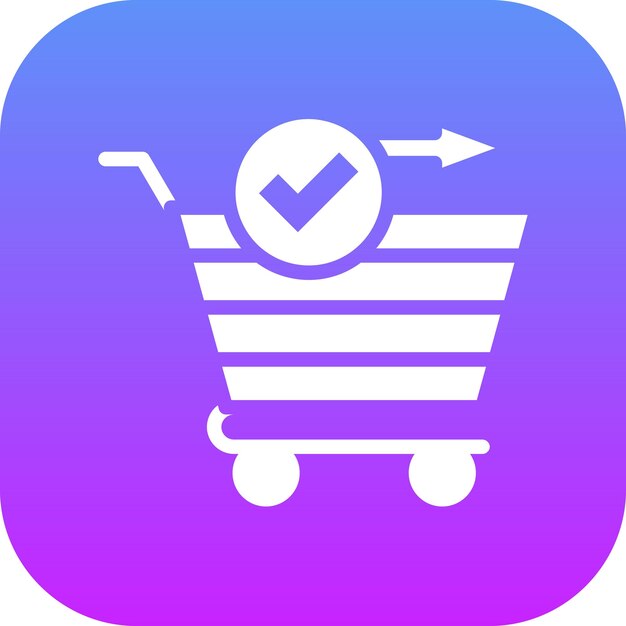 Ilustración del icono vectorial de pago del conjunto de iconos de compras y comercio electrónico