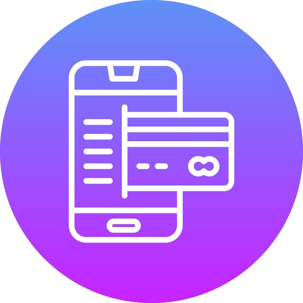 Ilustración del icono vectorial de pago en efectivo en línea del iconset de comercio electrónico