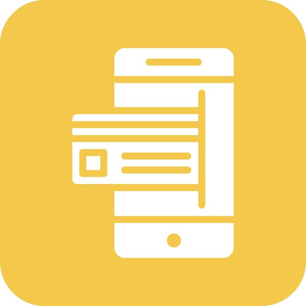 Ilustración del icono vectorial de pago en línea del conjunto de iconos de banca y finanzas