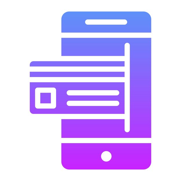 Ilustración del icono vectorial de pago en línea del conjunto de iconos de banca y finanzas