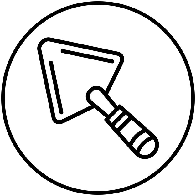 Ilustración del icono vectorial de la paleta del conjunto de iconos de mejoras para el hogar