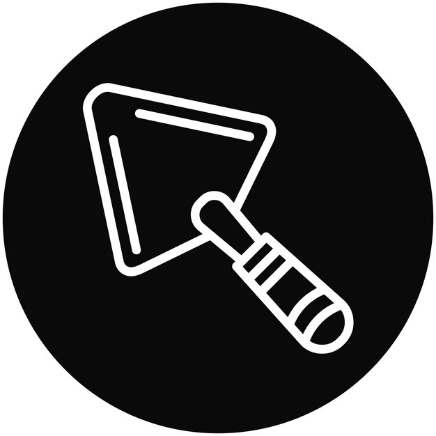 Ilustración del icono vectorial de la paleta del conjunto de iconos de mejoras para el hogar