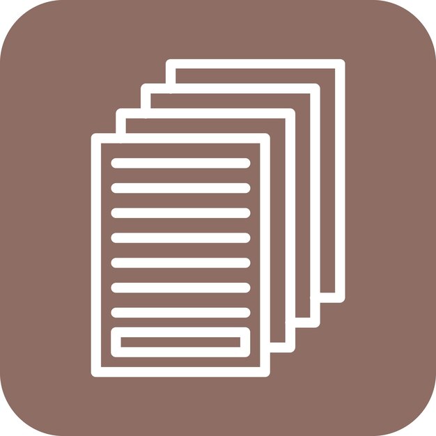 Ilustración de icono vectorial de papel del conjunto de iconos del jardín de infantes