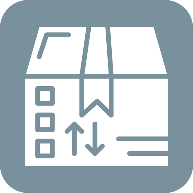 Ilustración del icono vectorial de paquetes del conjunto de iconos de comercio electrónico