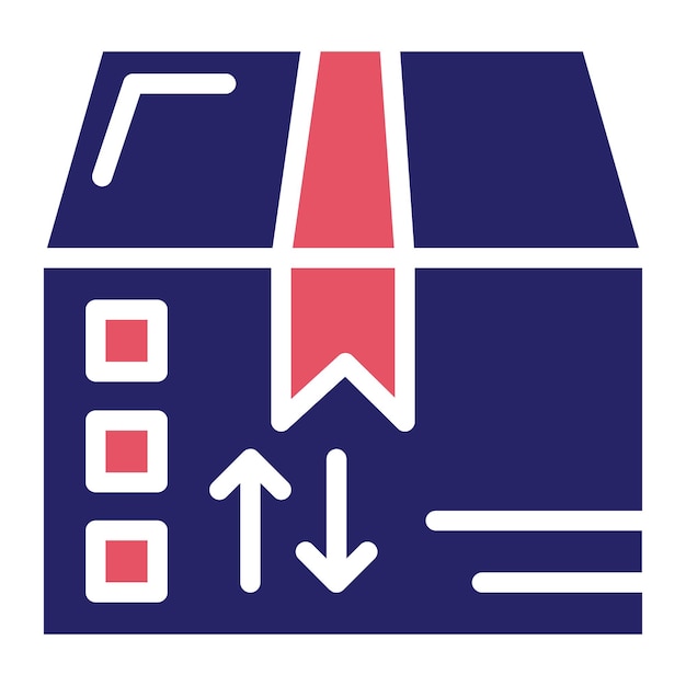 Ilustración del icono vectorial de paquetes del conjunto de iconos de comercio electrónico