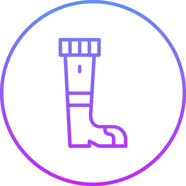 Ilustración del icono vectorial de Pegleg del conjunto de iconos de Pirate