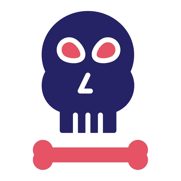 Ilustración del icono vectorial de Peligro Pirata del conjunto de iconos Pirata